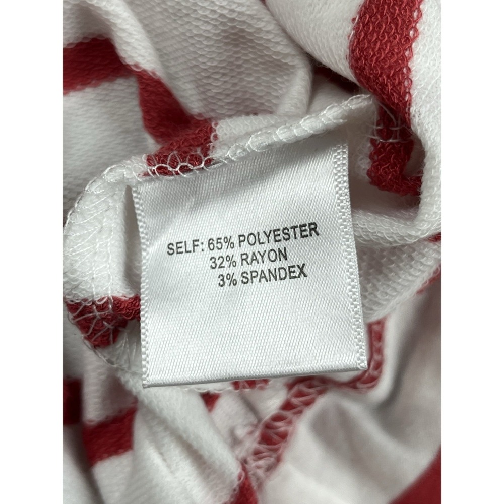 Anthropology Jane and Delaney Shirt Tee Sz Large Red White Striped Nautical NWT - Picture 3 of 11